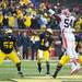 Michigan senior quarterback Denard Robinson throws in the first half of the game against Illinois on Saturday. Michigan won 45-0. Daniel Brenner I AnnArbor.com